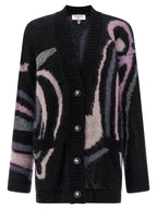 Black Wool Cardigan