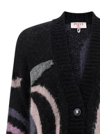 Black Wool Cardigan