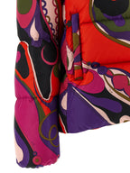 Multicolor Polyamide Full-Length Jacket