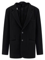 Black Virgin Wool Blazer