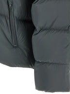 Gray Polyamide Full-Length Jacket