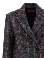 Multicolor Viscose Blazer