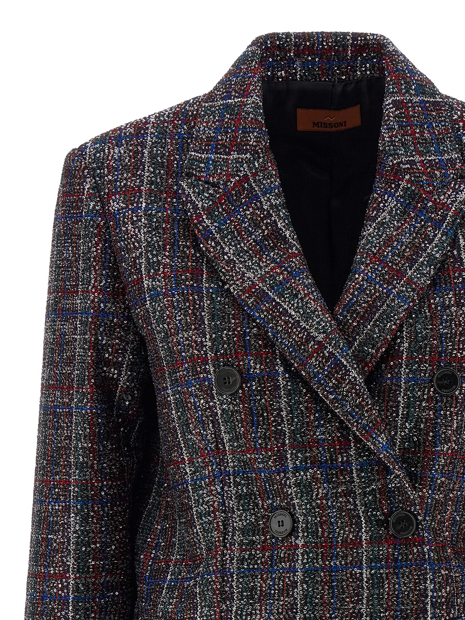 Multicolor Viscose Blazer