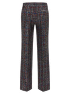 Multicolor Viscose Flared Pants