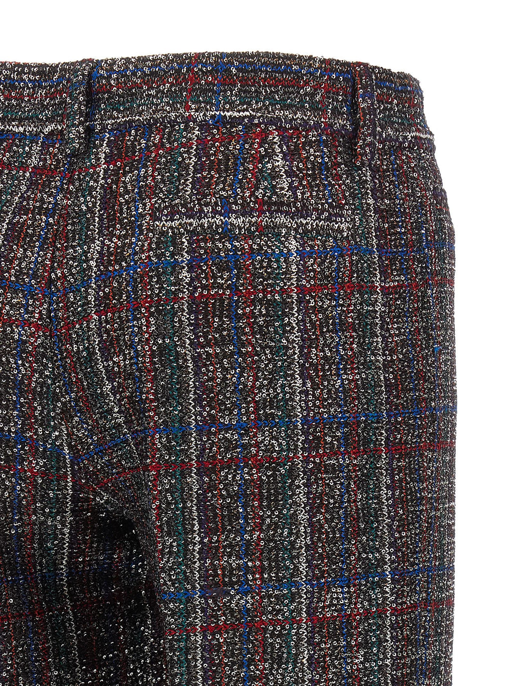 Multicolor Viscose Flared Pants