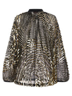 Black Polyamide Blouse