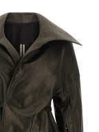 Black Lamb Leather Coat