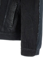Black Cotton Denim Jacket