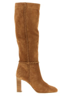 Beige Calfskin Over The Knee
