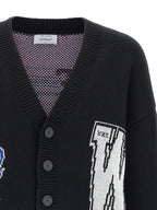 Black Cotton Cardigan