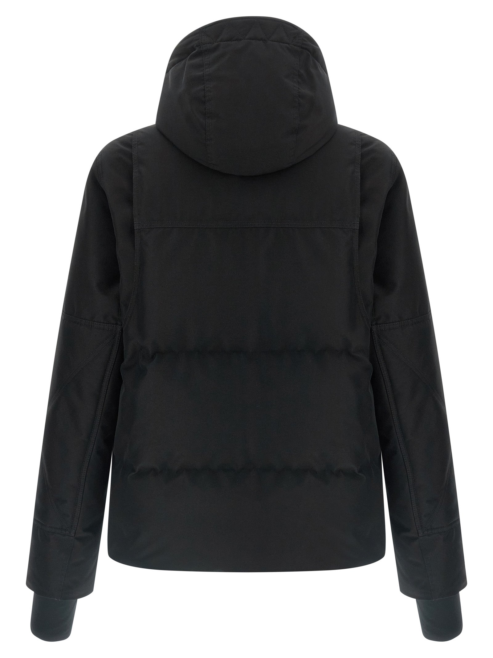 Black Polyester Shell Jacket
