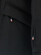 Black Polyester Shell Jacket