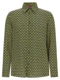 Bicolor Silk Blouse