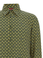 Bicolor Silk Blouse