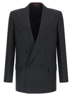 Black Polyester Blazer