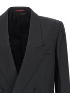 Black Polyester Blazer