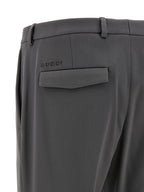 Gray Wool Dress Pants