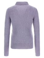 Purple Wool Cardigan