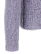 Purple Wool Cardigan