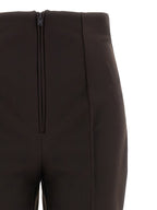 Brown Polyamide Athletic Pants