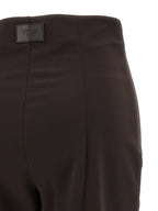 Brown Polyamide Athletic Pants