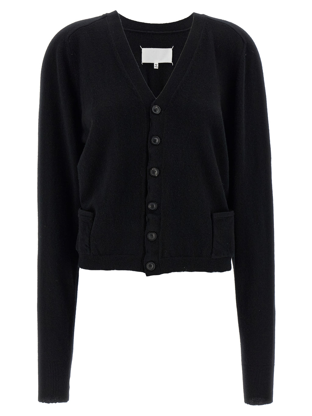 Black Wool Cardigan