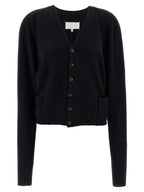 Black Wool Cardigan