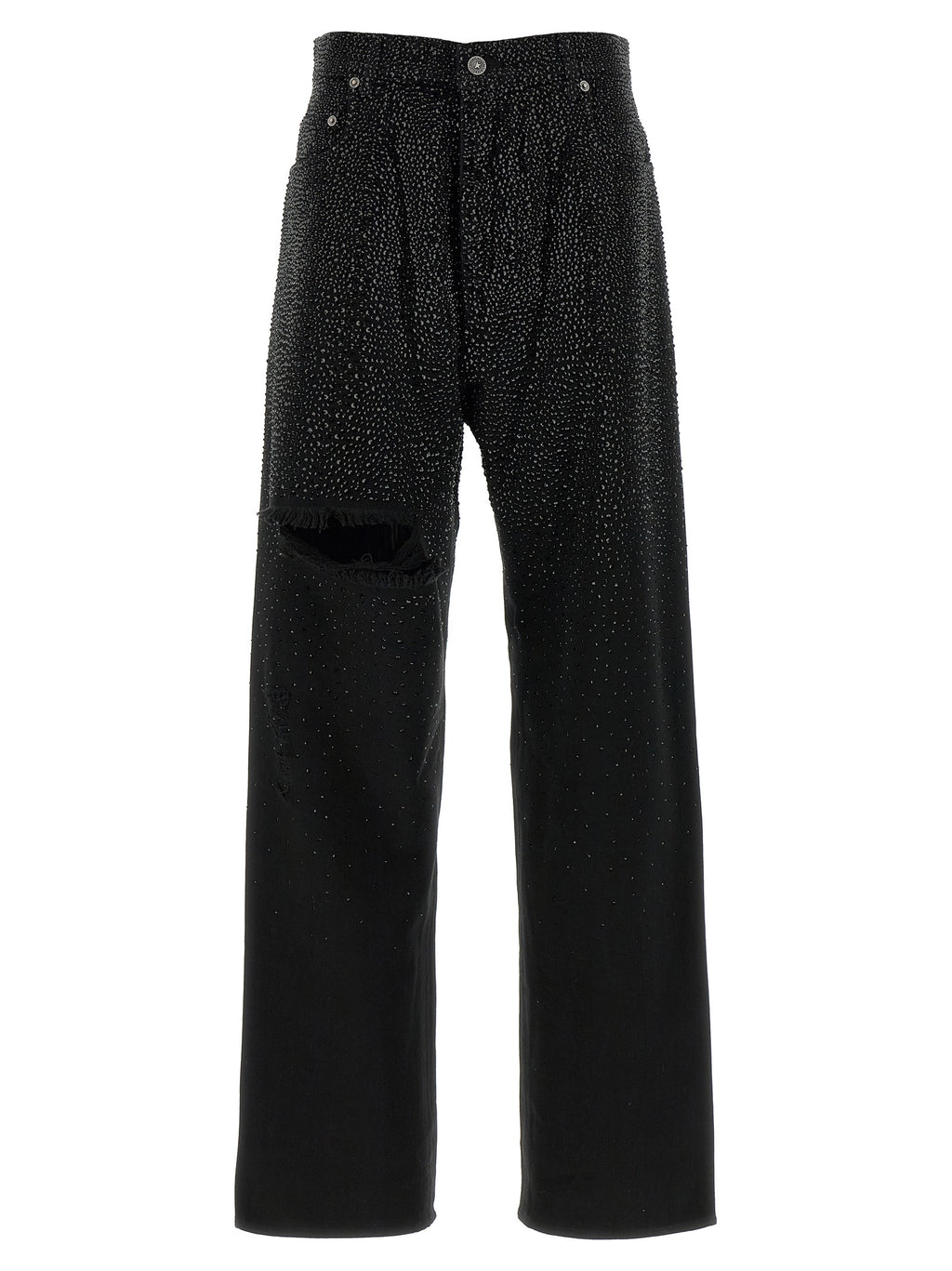 Black Cotton Jeans Denim