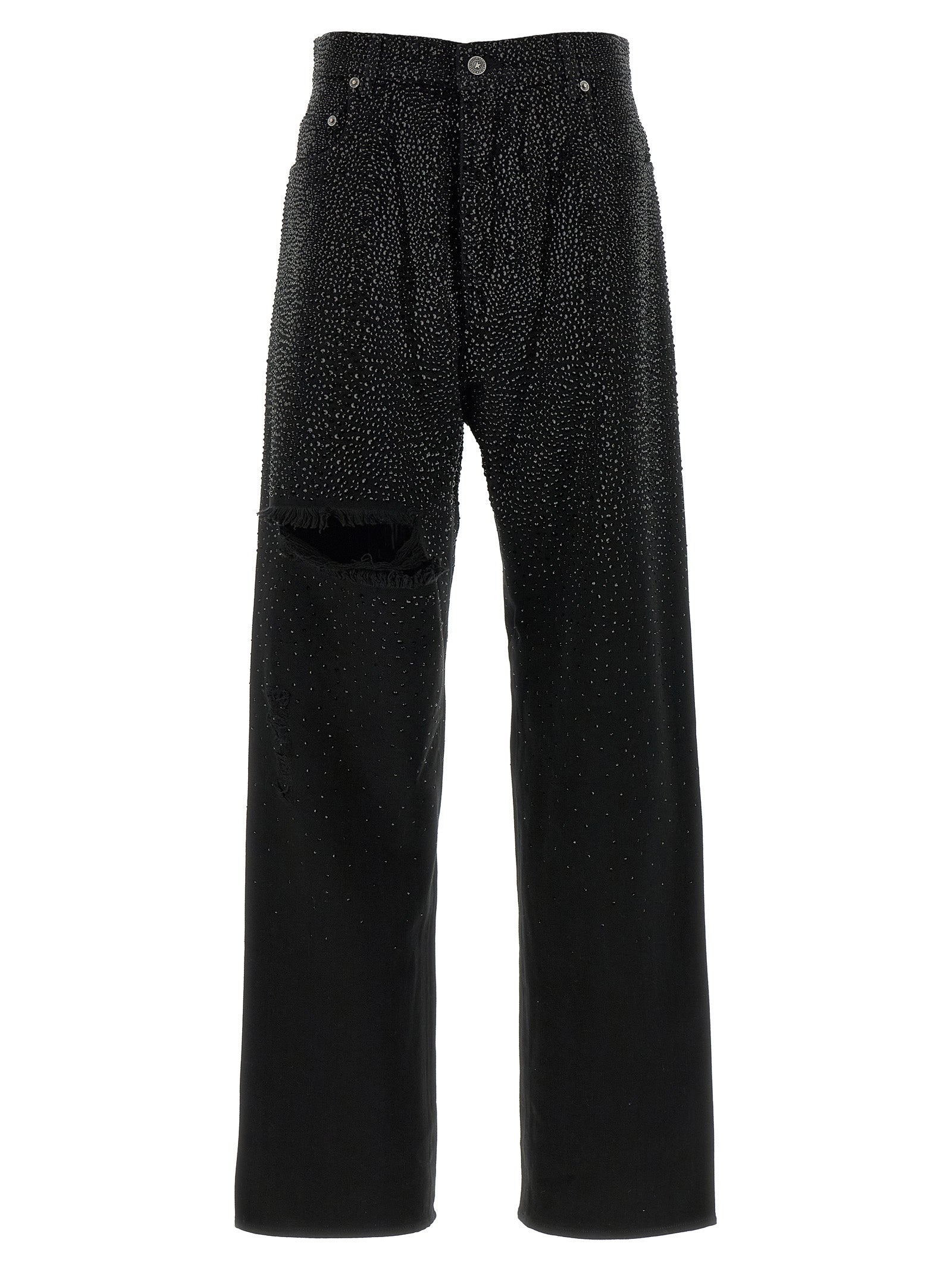 Black Cotton Jeans Denim