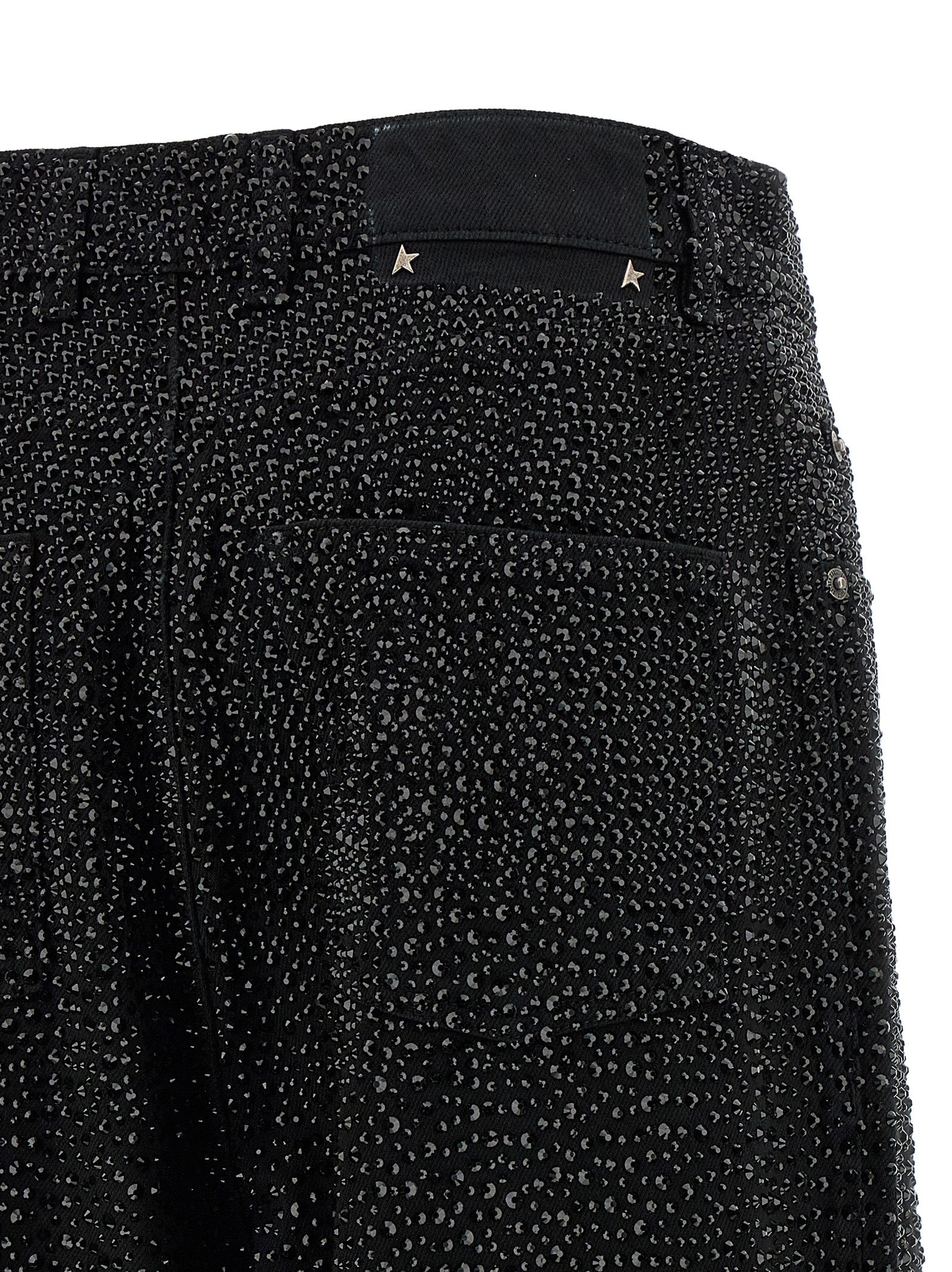 Black Cotton Jeans Denim
