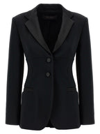 Black Viscose Blazer