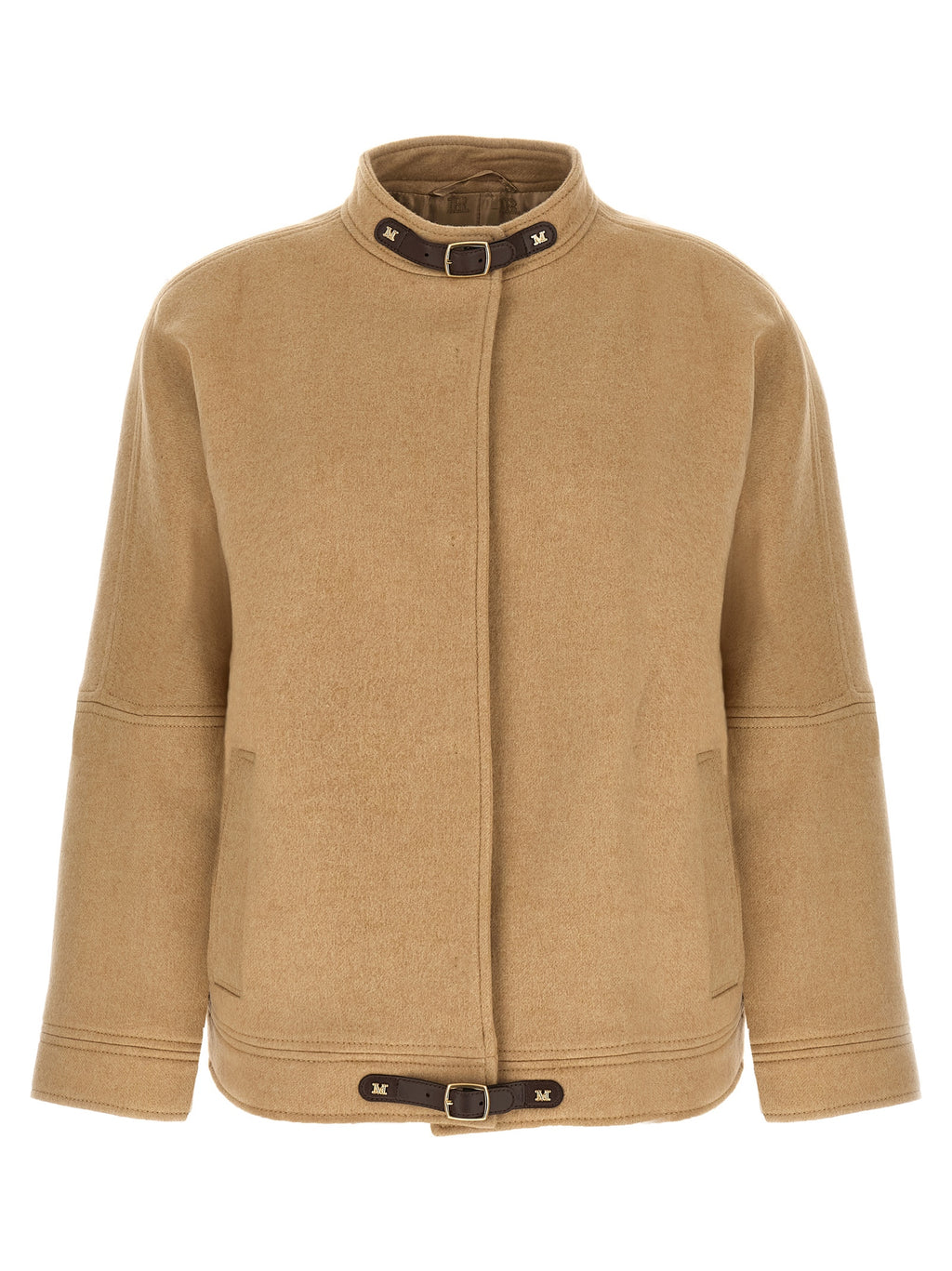 Beige Cashmere Bomber
