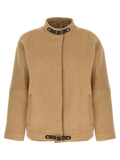 Beige Cashmere Bomber