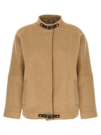 Beige Cashmere Bomber