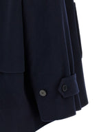 Blue Virgin Wool Coat
