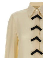 Beige Silk Blouse