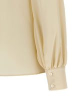 Beige Silk Blouse