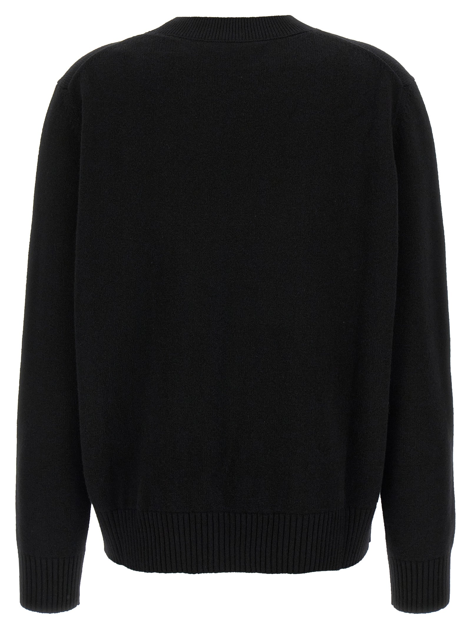Black Wool Cardigan