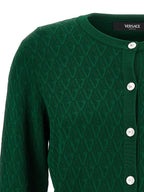 Bicolor Viscose Cardigan