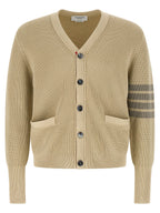 Beige Cotton Cardigan