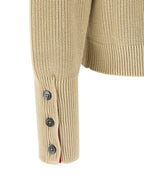 Beige Cotton Cardigan