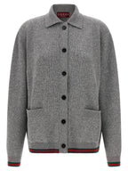 Gray Wool Cardigan