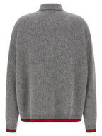 Gray Wool Cardigan