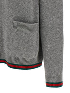 Gray Wool Cardigan