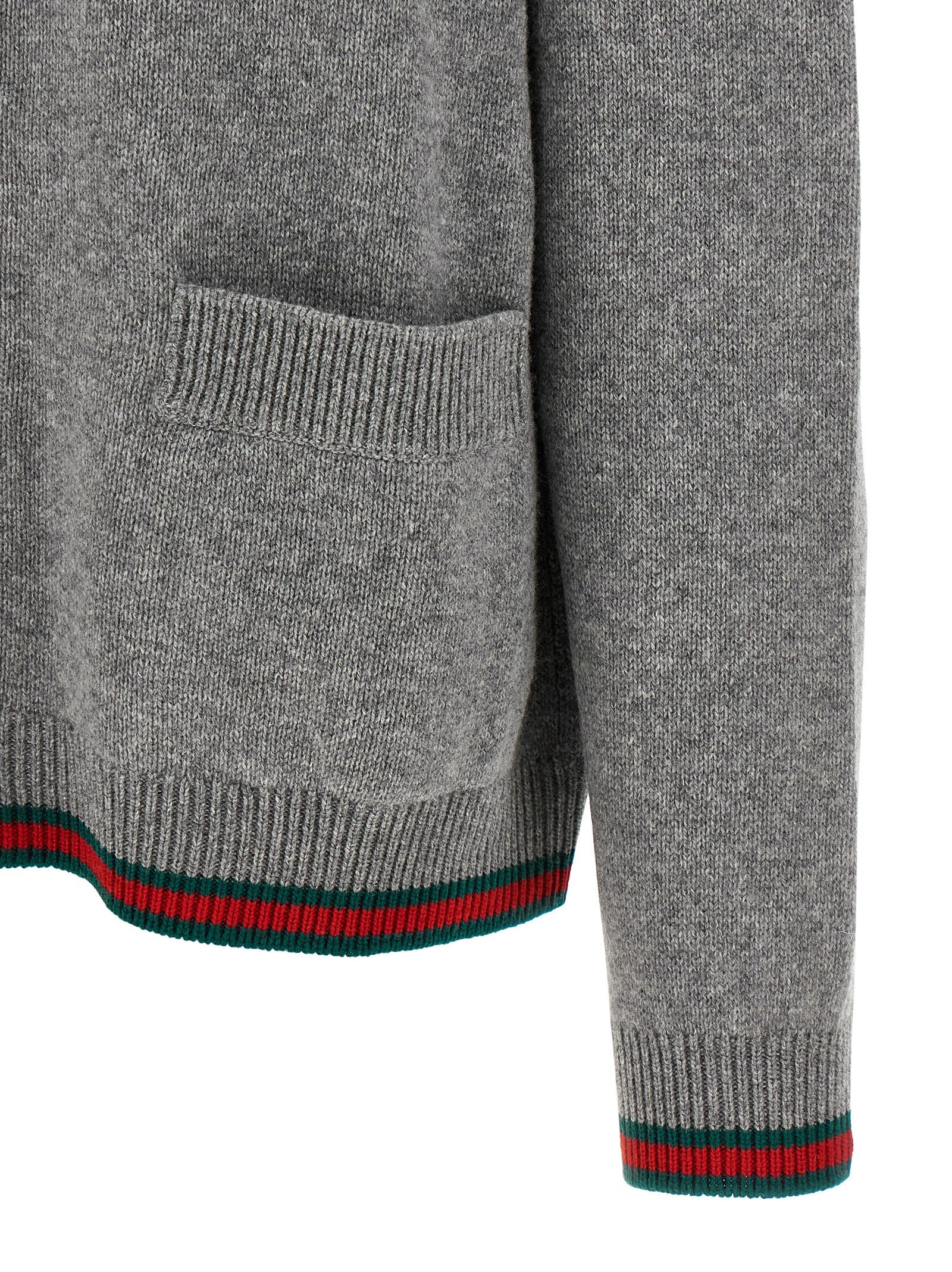Gray Wool Cardigan