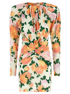 Multicolor Viscose Short Dress