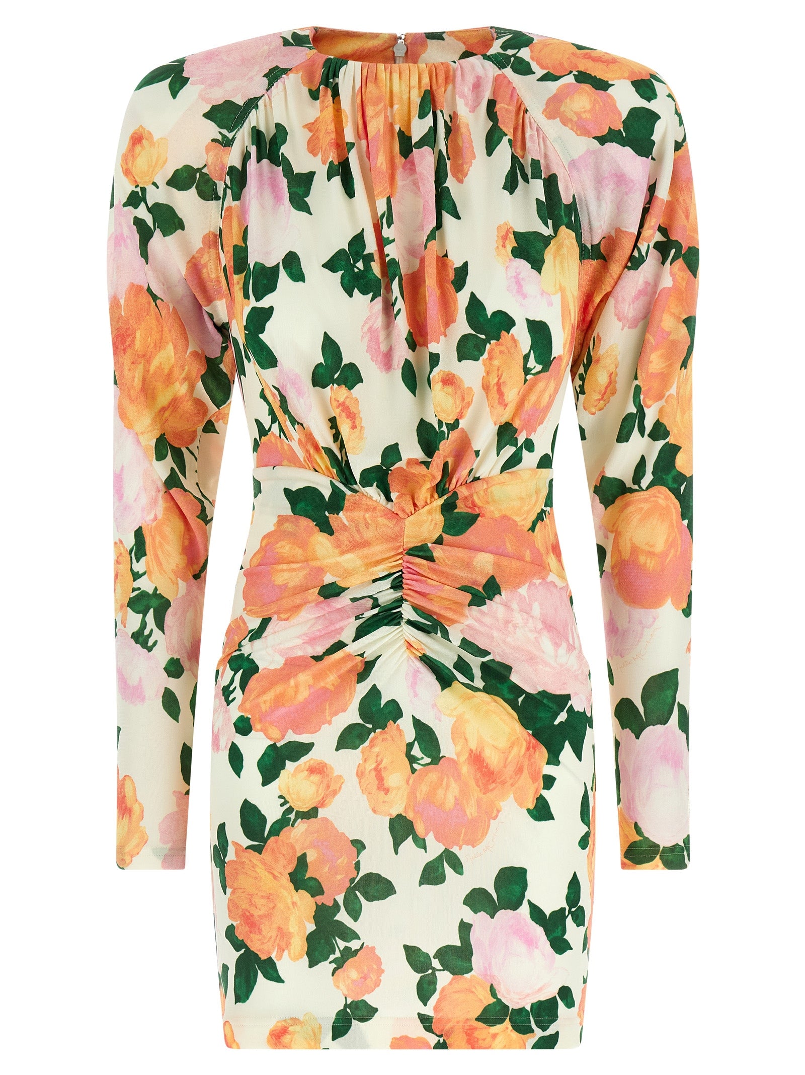 Multicolor Viscose Short Dress