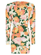 Multicolor Viscose Short Dress