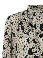 Bicolor Silk Blouse