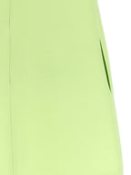 Bicolor Virgin Wool Short Dress